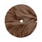 FabricLA 60" Light Brown Faux Fur Christmas Tree Skirt - Fluffy Plush Tree Skirt (152cm) for Holiday Decorations